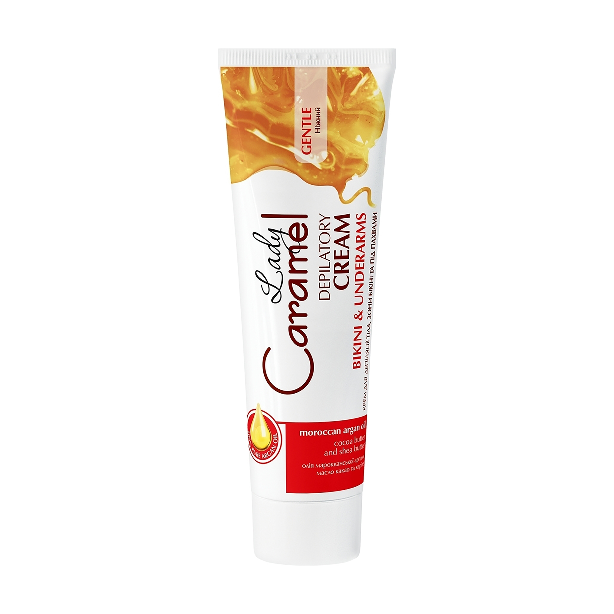 Крем для депіляції тіла Caramel Lady Зони бікіні та пахв, 100 мл